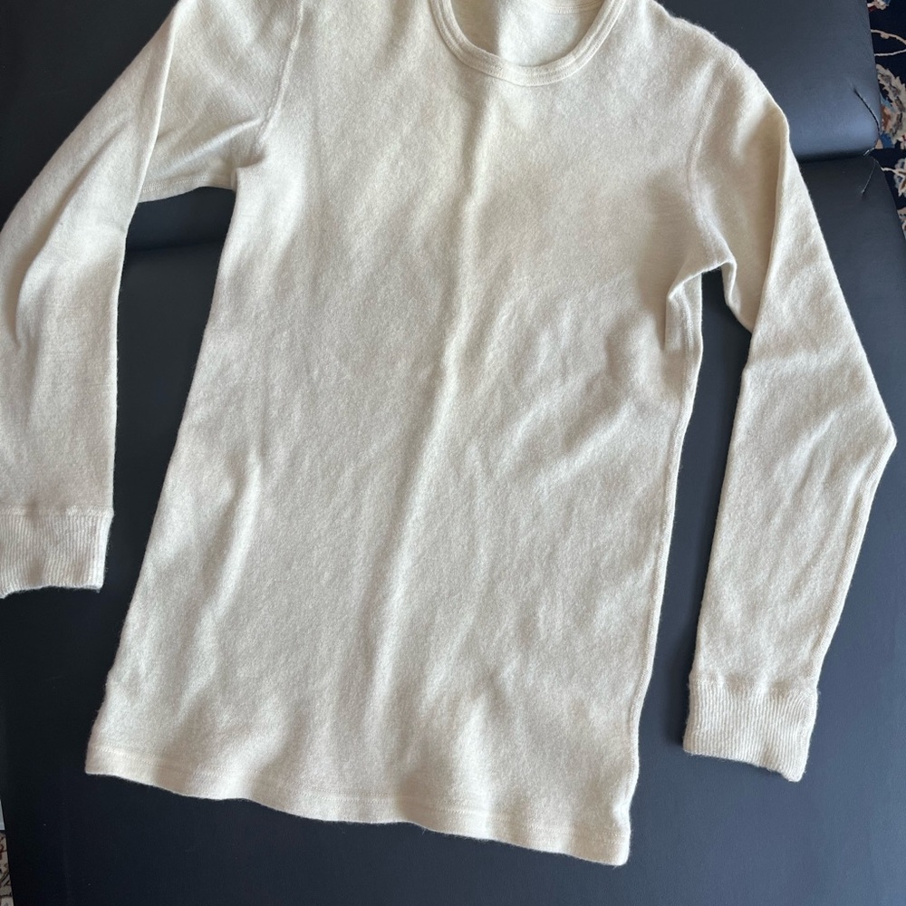 Ruskovilla 100% merino wool long sleeve shirt